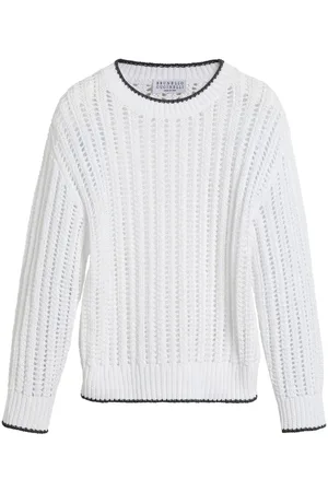 Brunello Cucinelli Ribstrikket sweater