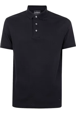 Emporio Armani Polo-skjorte i bomuld med knaplukning
