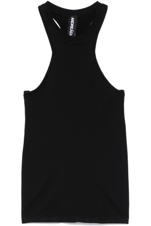 ANDREADAMO Finribbet tanktop