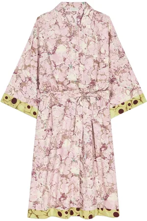 DRIES VAN NOTEN Skjortekjole med blomstertryk