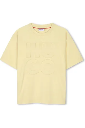 HUGO BOSS T-shirt med præget logo