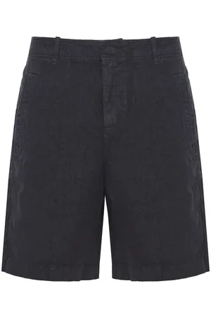 ELEVENTY Shorts i hør med lommer