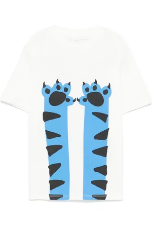 Stella McCartney T-shirt med illustration-tryk