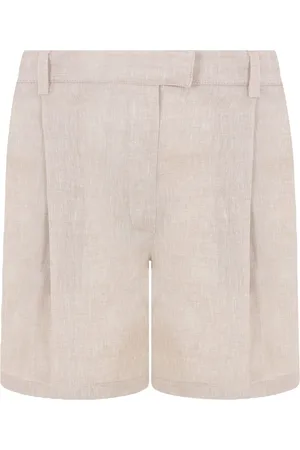 Brunello Cucinelli Shorts i hør