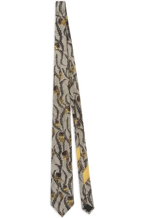 DRIES VAN NOTEN Silkeslips med tryk