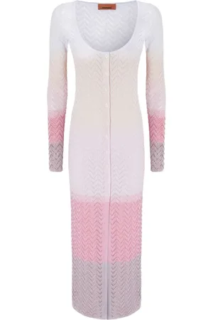 Missoni Lang chevron-strikket cardigan