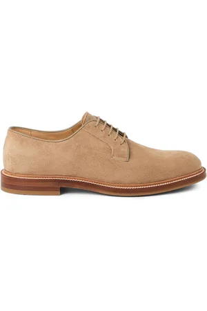 Brunello Cucinelli Derby-sko i ruskind