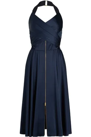 Patou Midi-kjole med halterneck