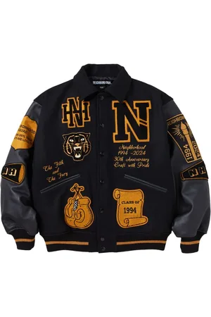 NEIGHBORHOOD Bomberjakke med patchwork