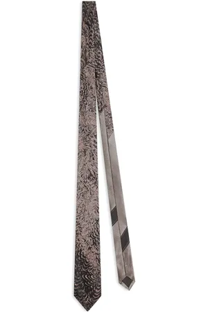 DRIES VAN NOTEN Silkeslips med tryk