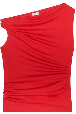 DRIES VAN NOTEN Top med off-shoulder-snit