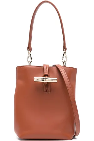 Longchamp Mini Le Roseau bucket-taske