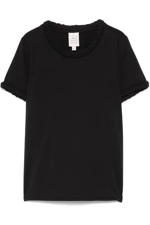 Cinq A Sept T-shirt med flettet detalje