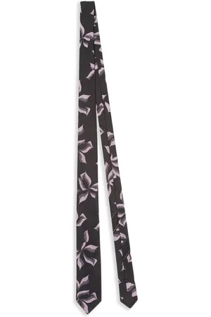 DRIES VAN NOTEN Silkeslips med tryk