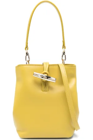 Longchamp Mini Le Roseau bucket-taske