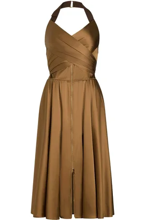 Patou Midi-kjole med halterneck