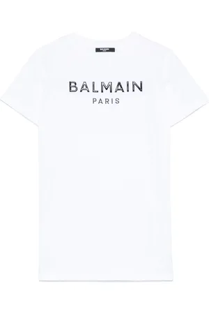 Balmain T-shirt med hævet logo