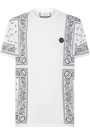 Philipp Plein T-shirt med paisleytryk