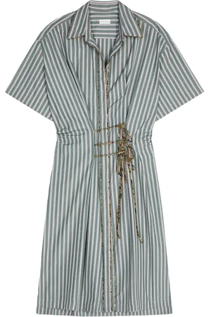 DRIES VAN NOTEN Stribet kjole