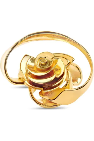 Oscar de la Renta Ring med blomsterdetalje