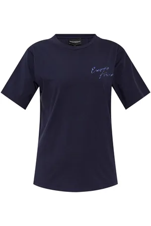 Emporio Armani T-shirt med logobroderi