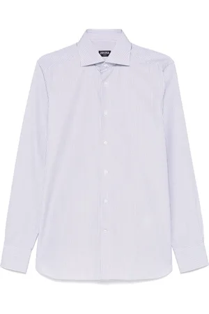 Ermenegildo Zegna Stribet skjorte