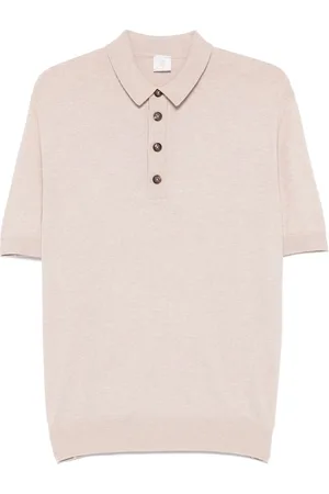 ELEVENTY Polo med meleret effekt