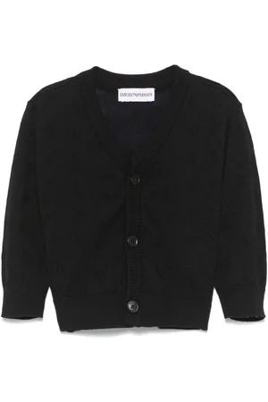 Emporio Armani Cardigan med logo-jacquard