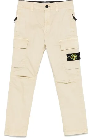 Stone Island Cargo-bukser med kompasmærke