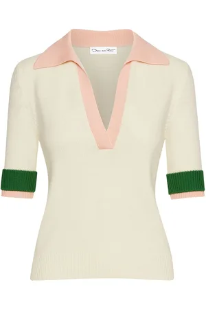 Oscar de la Renta Polo med colourblocking