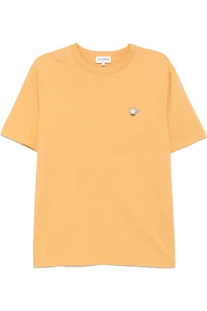 Café Kitsuné Afslappet T-shirt med barista rævemærke