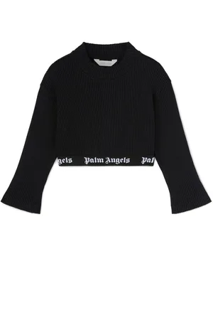 Palm Angels Top i lurex med logobånd i taljen