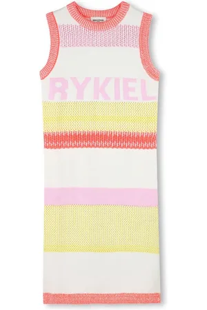 Sonia Rykiel Enfant Mellemlang kjole med logobroderi