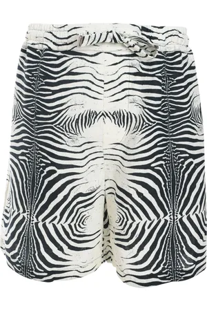 Roberto Cavalli Shorts med zebratryk