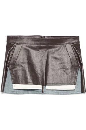 Rick Owens Kort nederdel med fog-udskæring