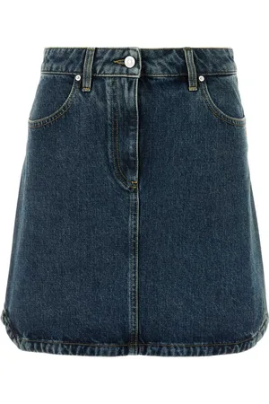 Givenchy Højtaljet denimnederdel