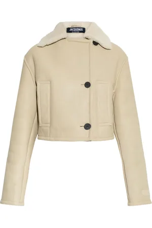 Jacquemus Dobbeltradet lammeskindsjakke