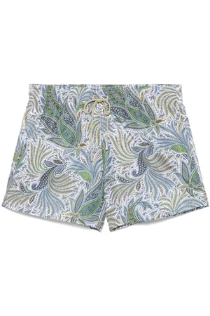 Etro Badeshorts med bladtryk