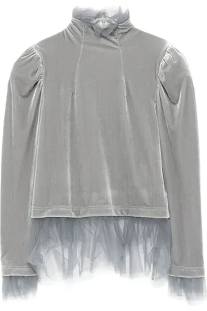 NOIR KEI NINOMIYA X Comme Des Garcons top i velour
