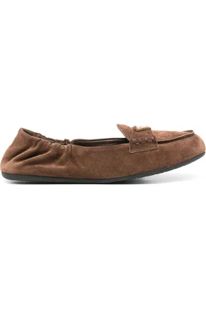 Prada Loafers i ruskind