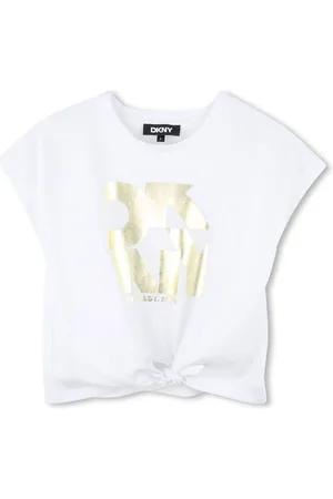 DKNY T-shirt med logotryk
