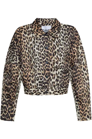 Ganni Jakke med leopardtryk