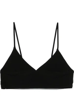 Norma Kamali Cropped slip-top