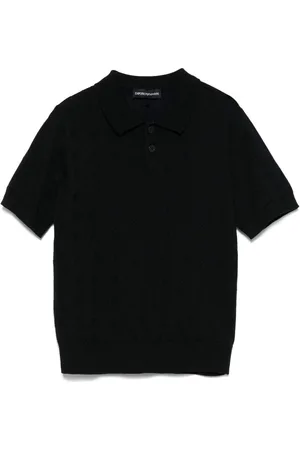 Emporio Armani Poloskjorte med jacquard-logo