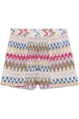 Missoni Korte shorts med zigzagmønster