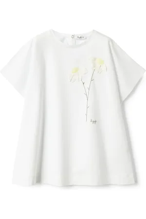 Il gufo Kjole med blomster-broderi