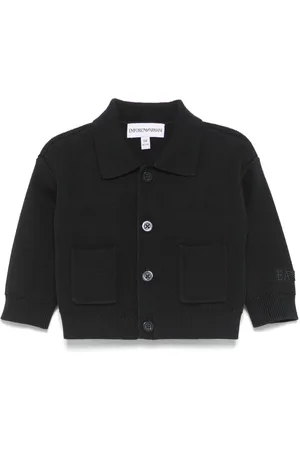 Emporio Armani Cardigan med broderet logo