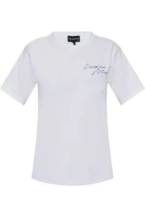 Emporio Armani T-shirt med logobroderi