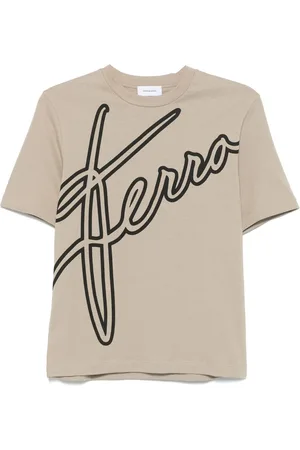 Salvatore Ferragamo T-shirt med logotryk