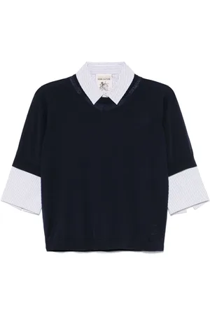 SEMICOUTURE Top i jomfruuld